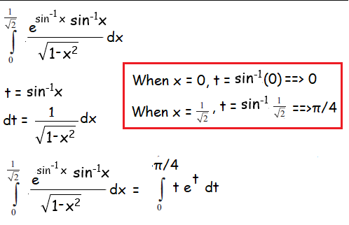 Integration Using Bernoullis Formula