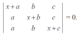 Example Problems of Factor Theorem in Determinants