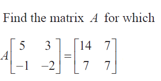 finding the adjoint of a matrix weighted