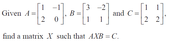 finding the adjoint of a matrix weighted