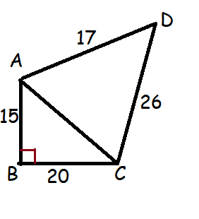 Finding Area of Quadrilateral Parallelogram and Rhombus Word Problems