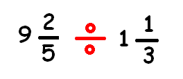 dividing mixed numbers