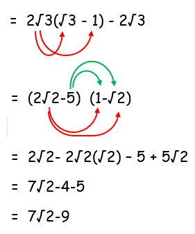 Expand And Simplify With Radicals