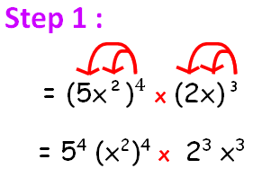 Exponent properties with parentheses