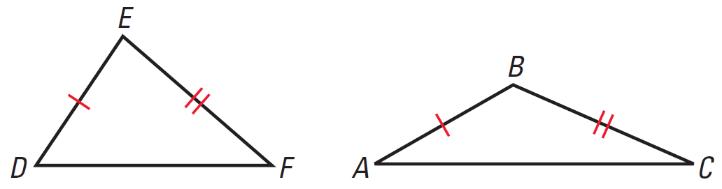 Indirect Proof And Inequalities In Two Triangles