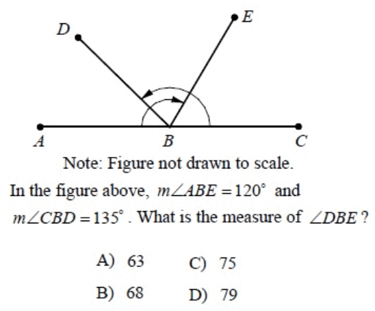 Lines and Angles Practice Questions for SAT Math