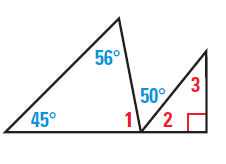 Finding Missing Angles in Triangles Worksheet