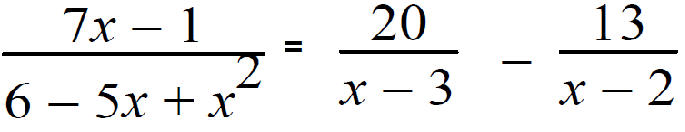 Partial Fractions Examples