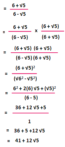 Rationalization Of Surds