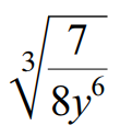 Simplifying Radical Expressions Involving Fractions