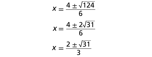 The Quadratic Formula Worksheet