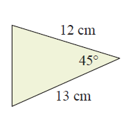 Area of Triangle Using Sine Formula