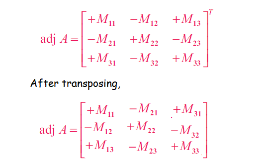 Finding Adjoint Of A Matrix Examples 7184