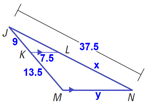 Proportions and Similar Triangles Worksheet